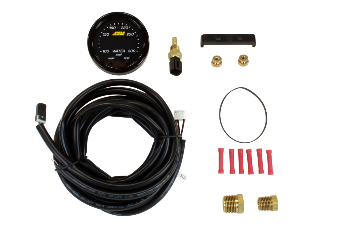 AEM X-SERIES GAUGE: TEMP 100-300F/40-150C #30-0302