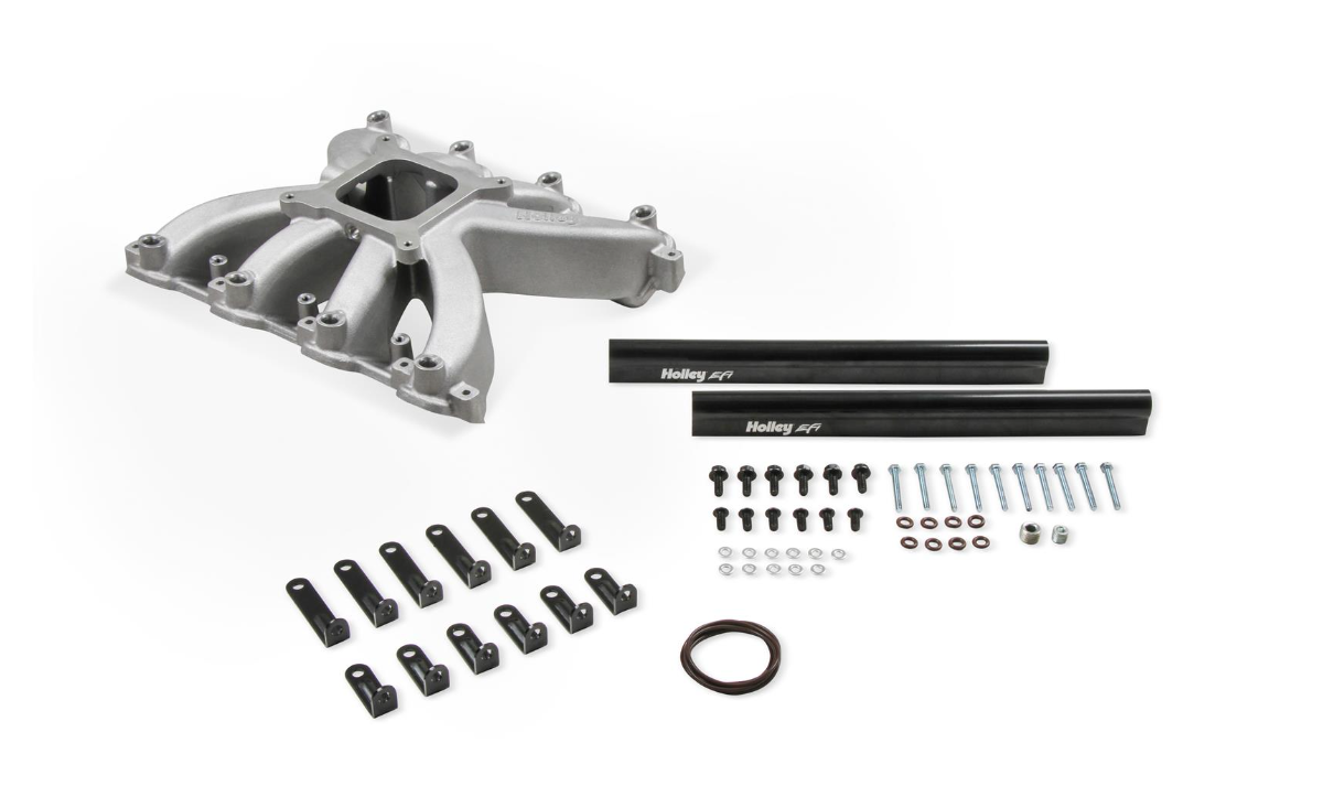 Holley LS 2x4 Dual Plane Fuel Injected Intake Manifolds 300-134